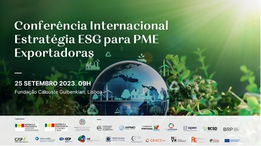 Conferência internacional Estratégia ESG para PME exportadoras